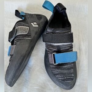 Rock Climbing Shoes - Black Diamond - Size USM7 / USW8 - Black / Blue - LIKE NEW